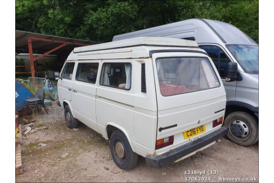 1986 VOLKSWAGEN CARAVELLE 78PS - 1915cc Van (White) - Image 13 of 24