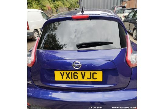 16/16 NISSAN JUKE TEKNA CVT - 1598cc 5dr Hatchback (Blue, 40k) - Image 33 of 60