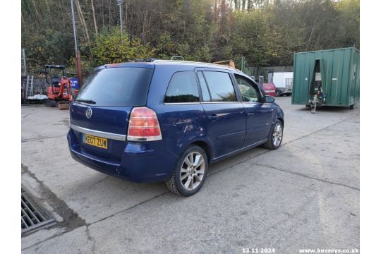 07/07 VAUXHALL ZAFIRA DESIGN CDTI 150 E4 - 1910cc 5dr MPV (Blue) - Image 44 of 69