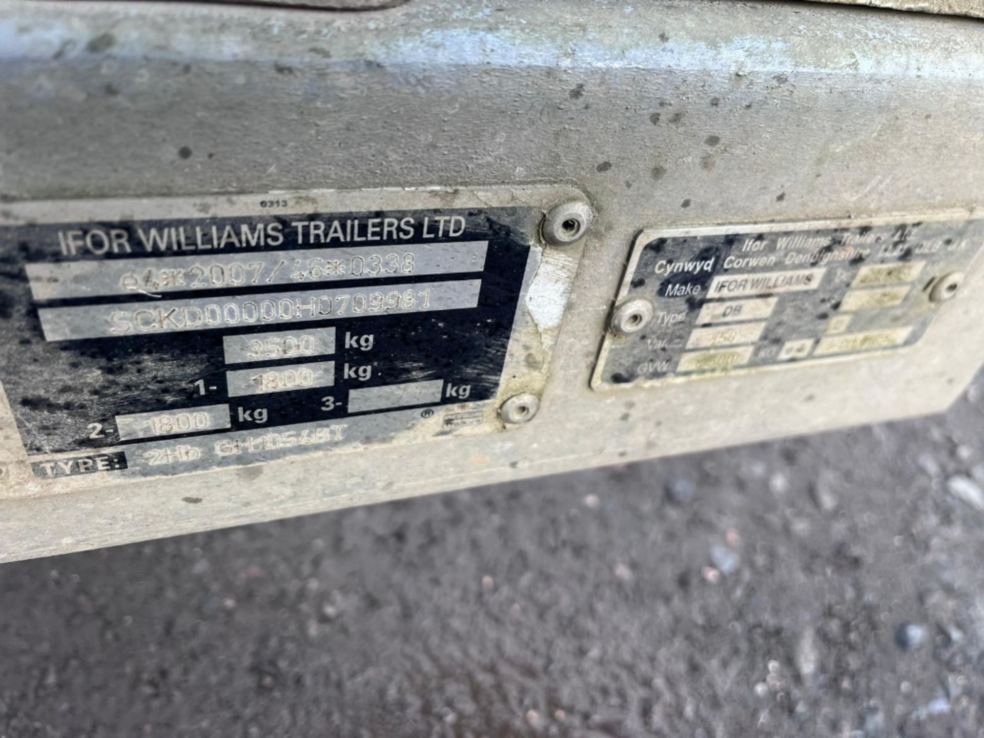 IFOR WILLIAMS GH1054BT 3.5 TON PLANT TRAILER BALL HITCH LED LIGHTS. FOR SALE DUE TO UPGRADE - Bild 7 aus 12