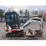 BOBCAT X322 MINI DIGGER C.W 3 BUCKETS & BREAKER BLADE EXTENSIONS 2 SPEED EXPANDING TRACKS RTD