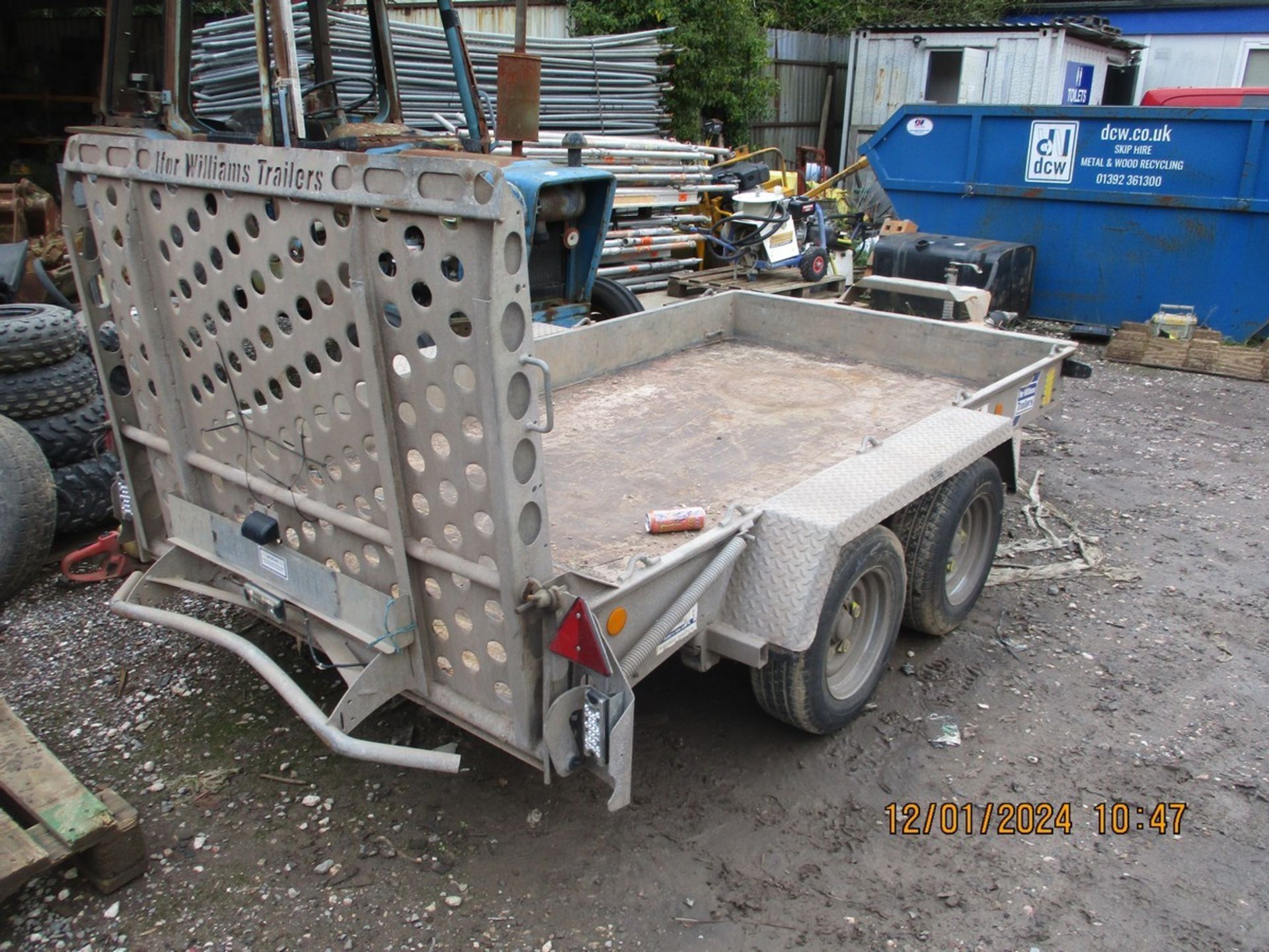 IFOR WILLIAMS TWIN AXLE PLANT TRAILER 3347419 - Image 3 of 4