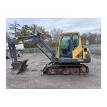 VOLVO EC55B PRO DIGGER 2011 C.W 2 BUCKETS SHOWING 3815HRS RTD