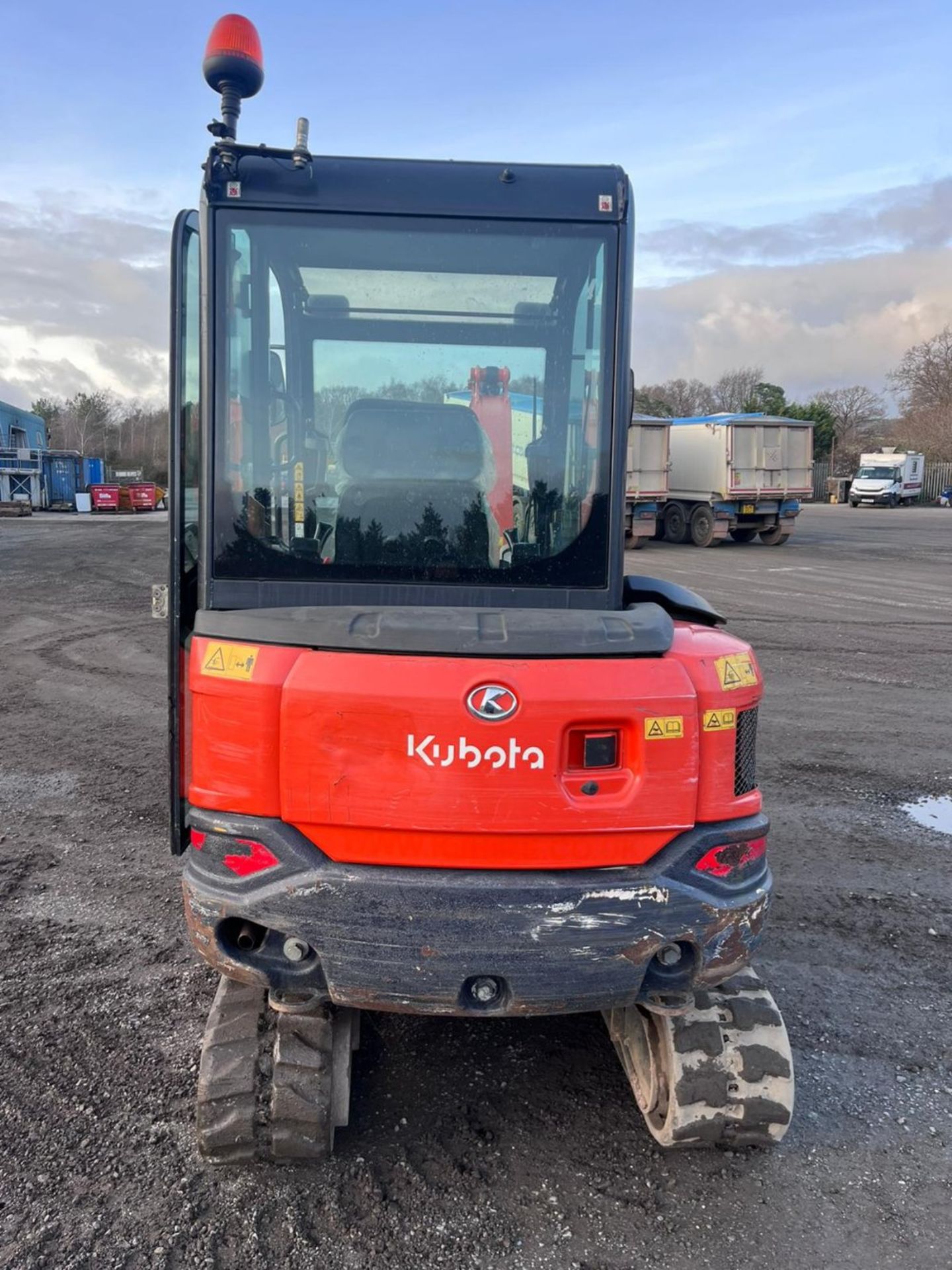 KUBOTA KX027-4 DIGGER 2017 3140HRS C.W 3 BUCKETS RED & BLACK KEYS QH RTD - Bild 4 aus 10