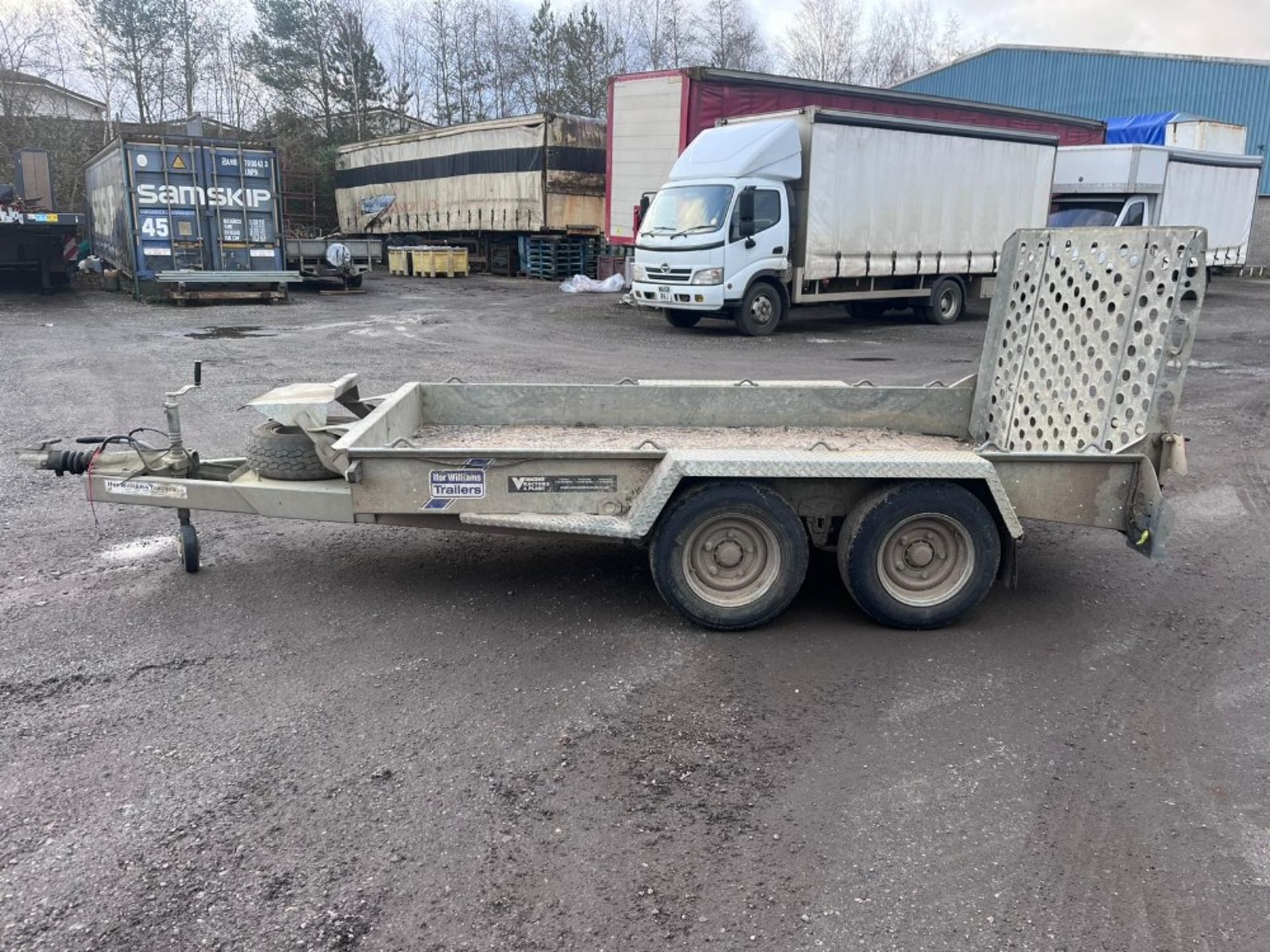 IFOR WILLIAMS GH1054BT 3.5 TON PLANT TRAILER BALL HITCH LED LIGHTS. FOR SALE DUE TO UPGRADE