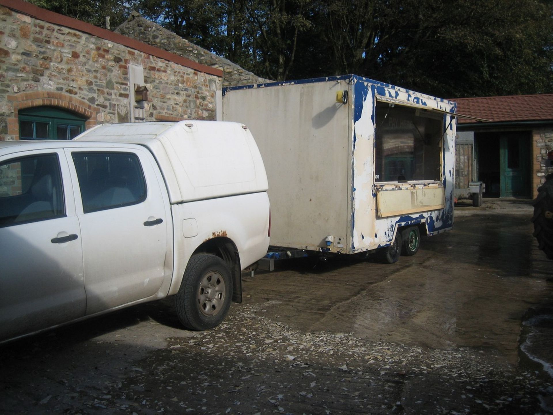 4 WHEELED TRAILER RIPE FOR CONVERSION COLLECTION BRISTOL AREA