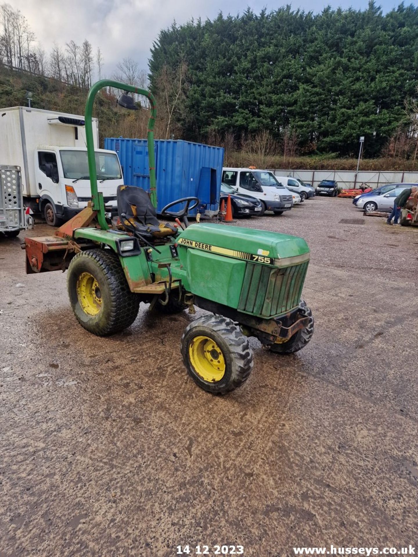 JOHN DEERE 755 COMPACT TRACTOR C.W ROTAVATOR