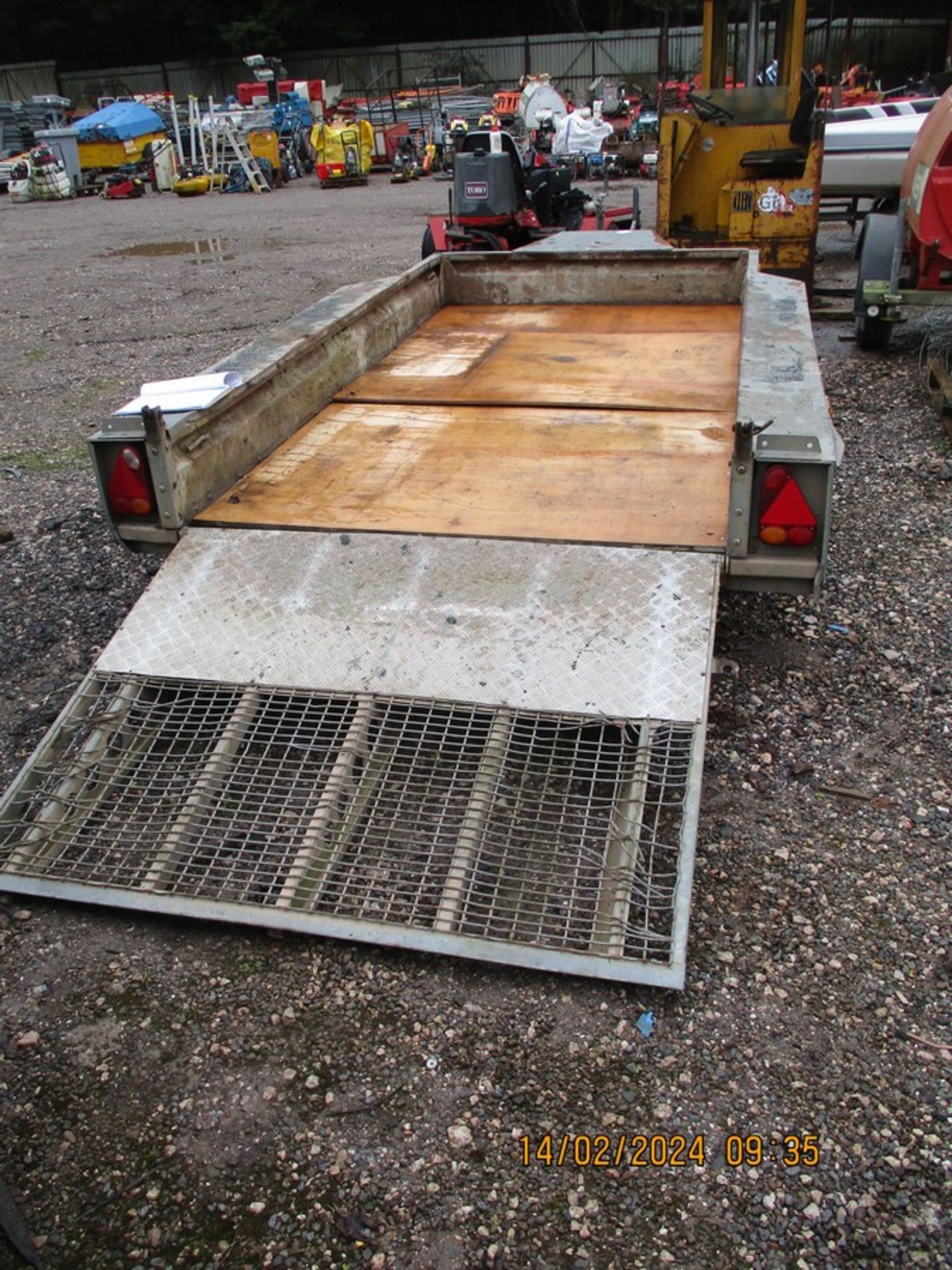 IFOR WILLIAMS 3.5 TON TRAILER BED SIZE APPROX 10'X5'2 - Image 5 of 7