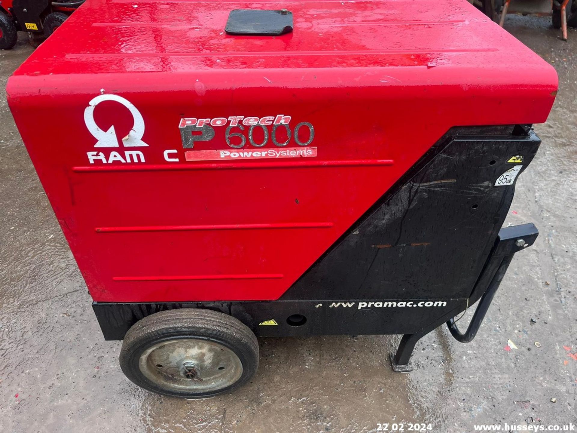 PRAMAC P6000 GENERATOR YANMAR DIESEL ELEC START ENGINE