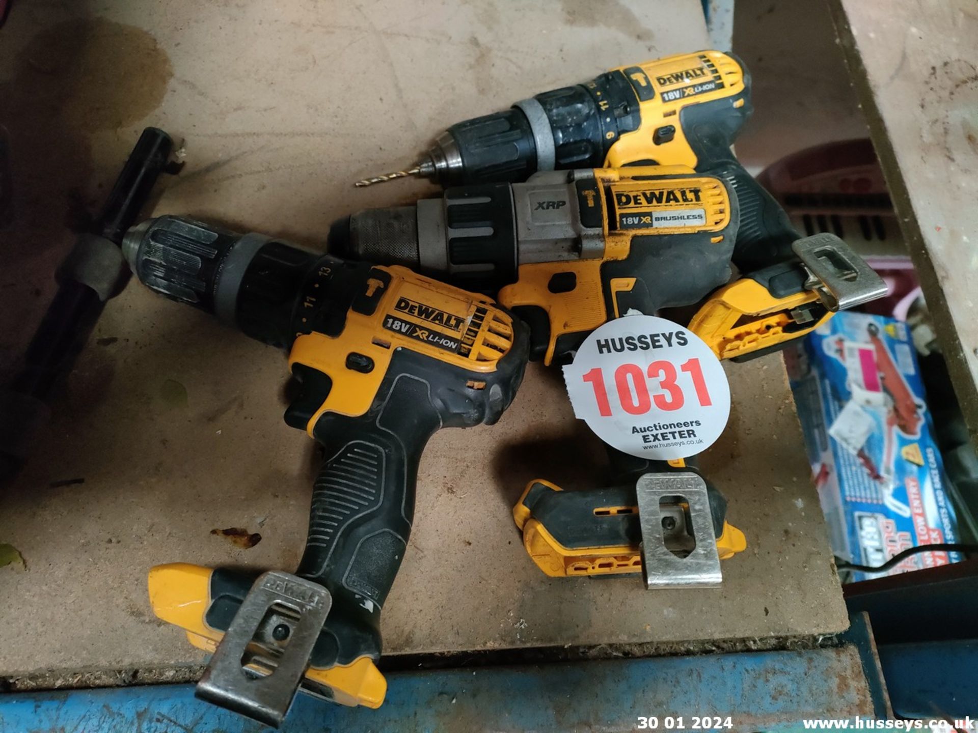 CORDLESS DEWALT DRILLS