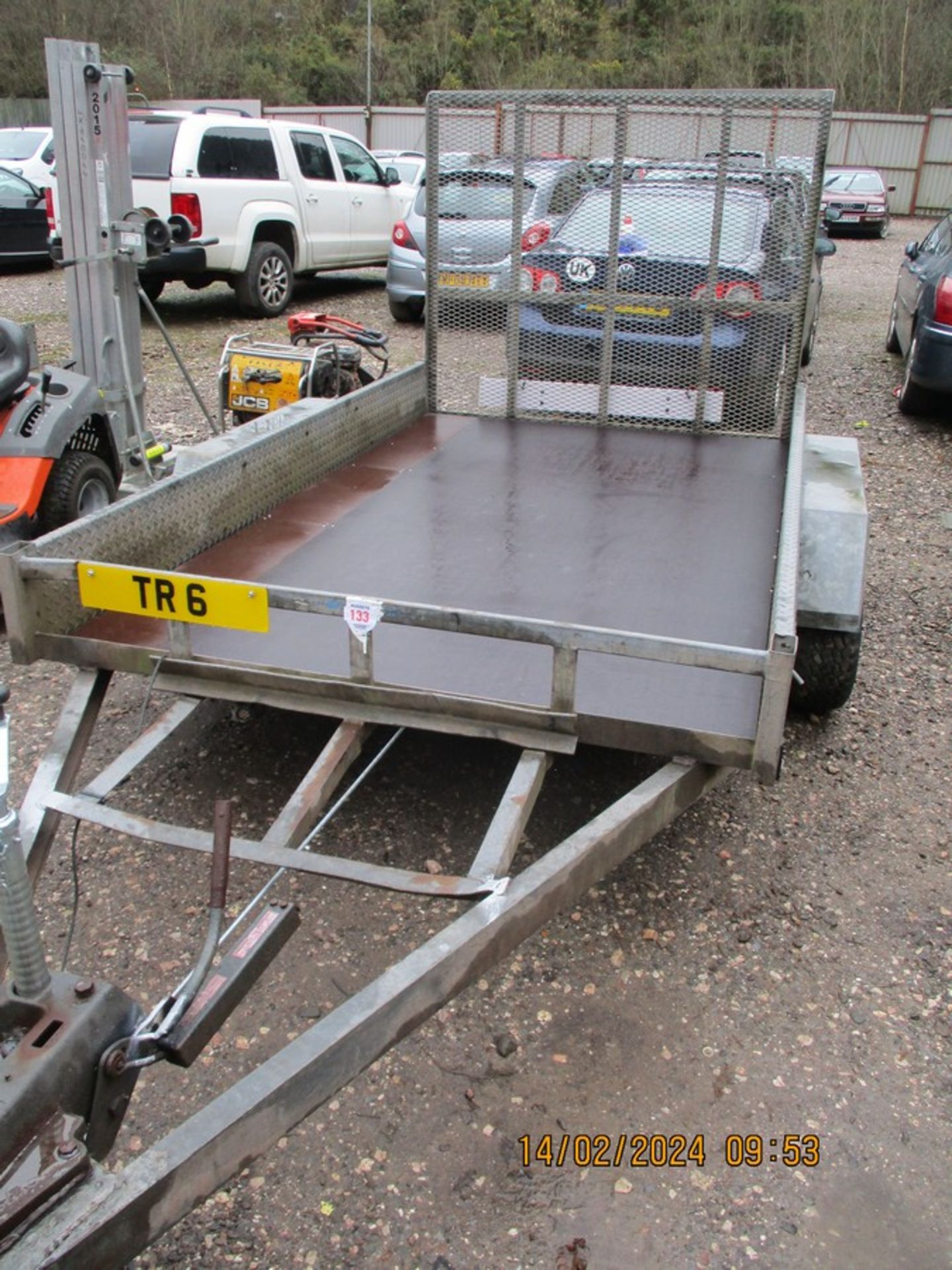 INDESPENSION TWIN AXLE PLANT TRAILER APPROX 10'X6' - Image 2 of 4