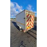 2016 Tyrone Snell box trailer. GVW 2600, dimensions are W 2.0m H 2.4m L 4.5m, located