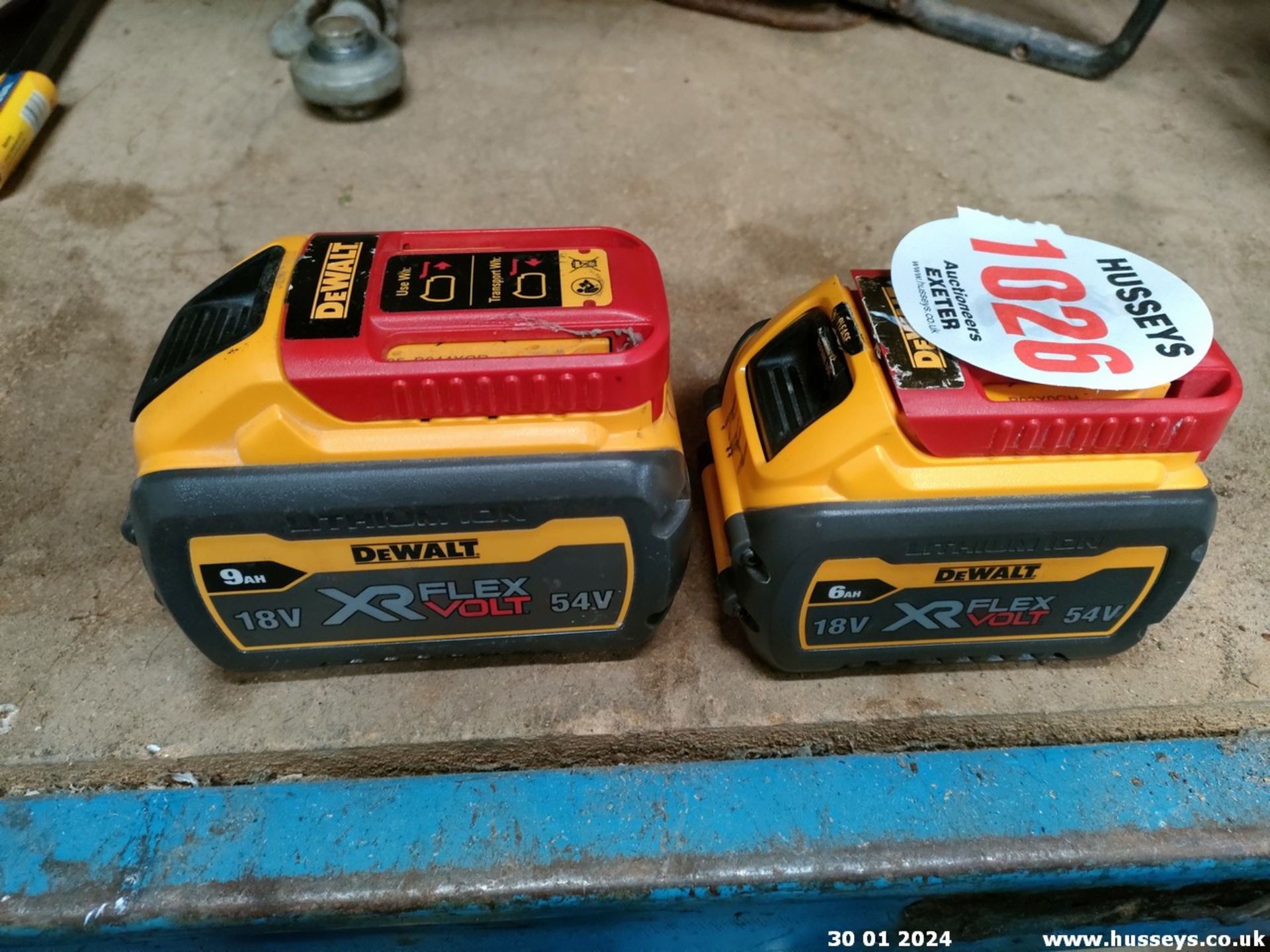 2 DEWALT BATTERIES