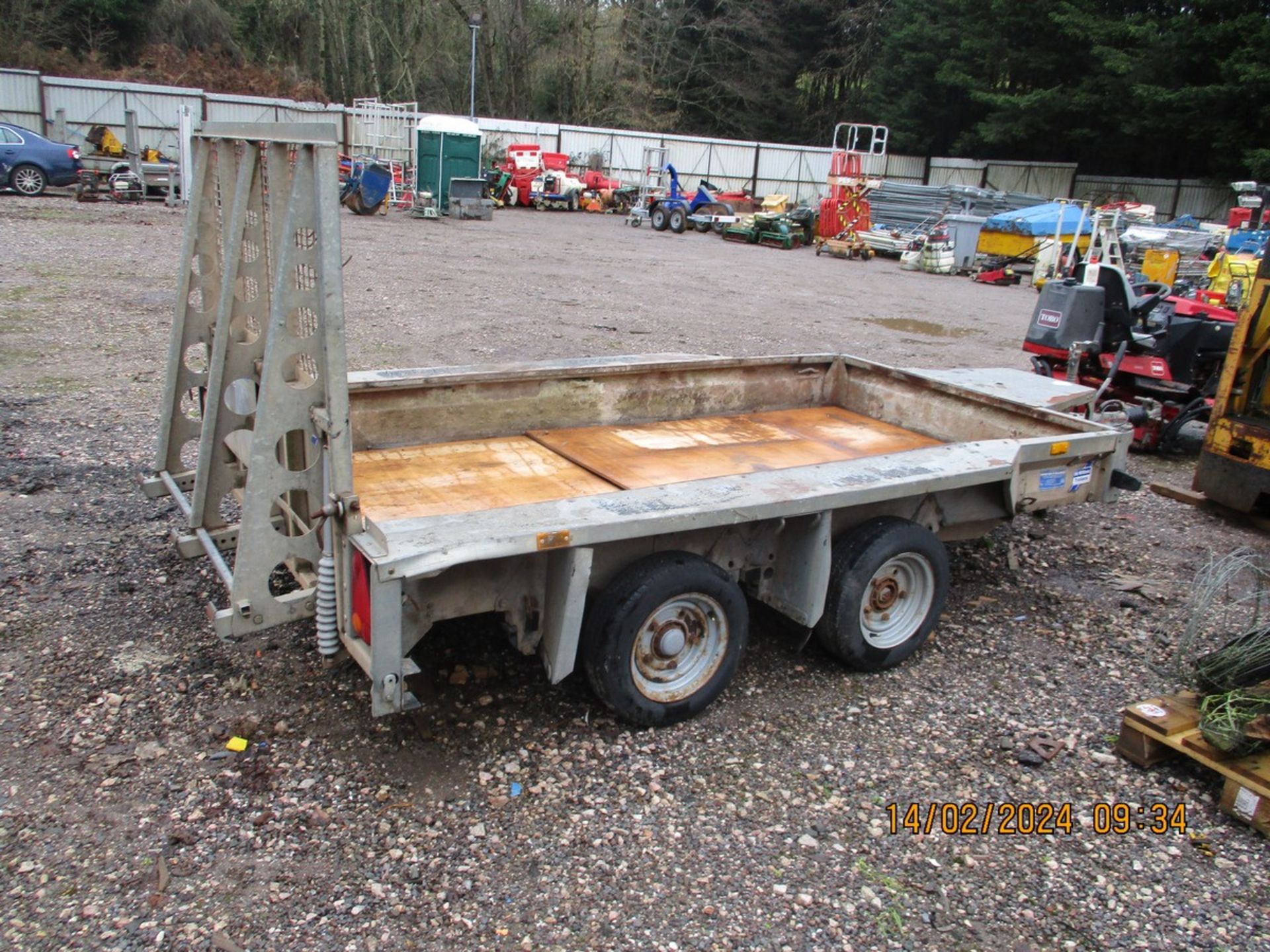 IFOR WILLIAMS 3.5 TON TRAILER BED SIZE APPROX 10'X5'2 - Image 3 of 7