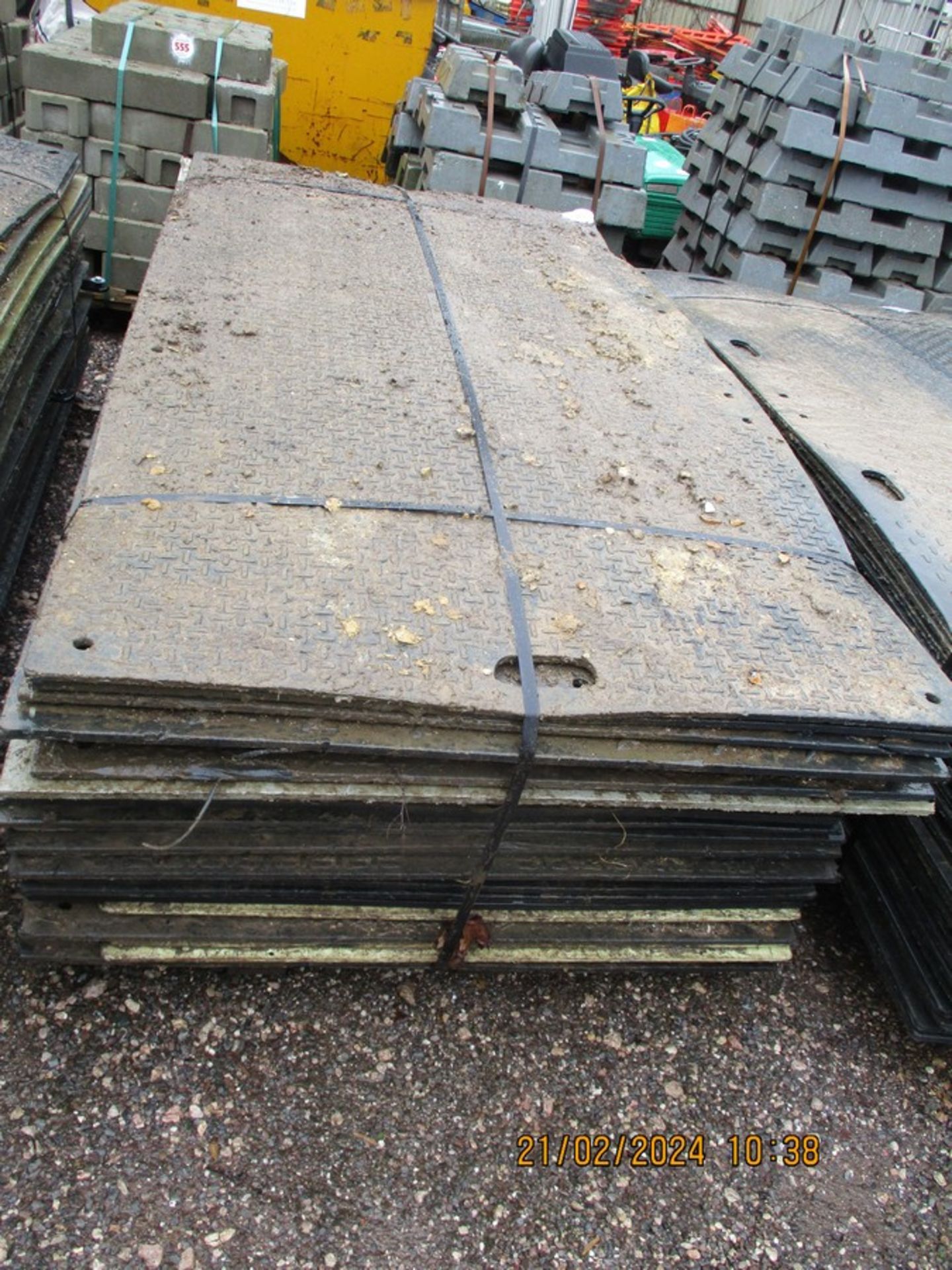 PALLET OF GROUND MATS