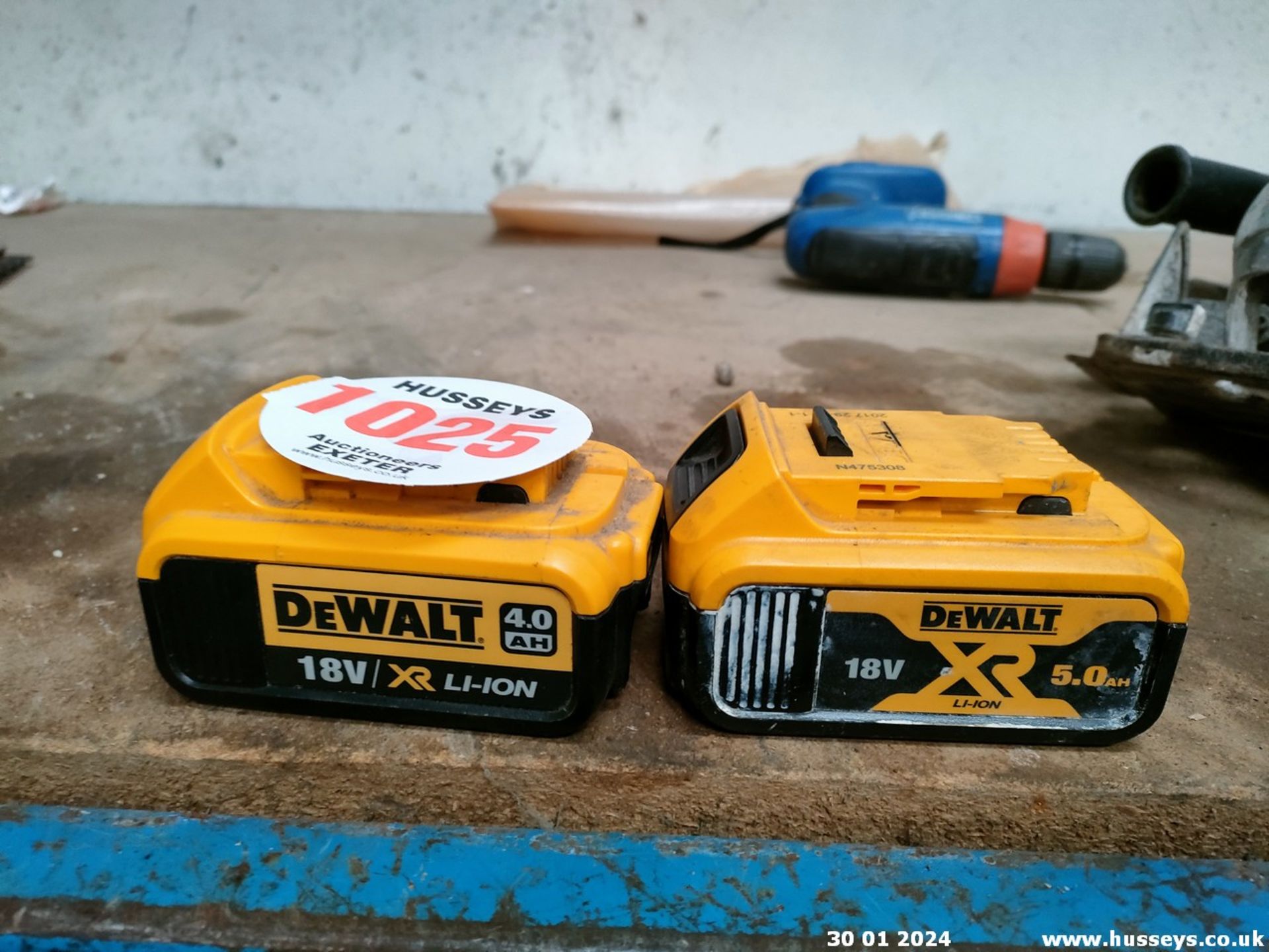 2 DEWALT BATTERIES