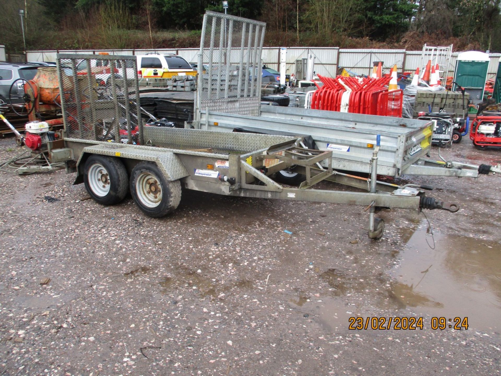 INDESPENSION 8X4 MINI DIGGER/PLANT TRAILER