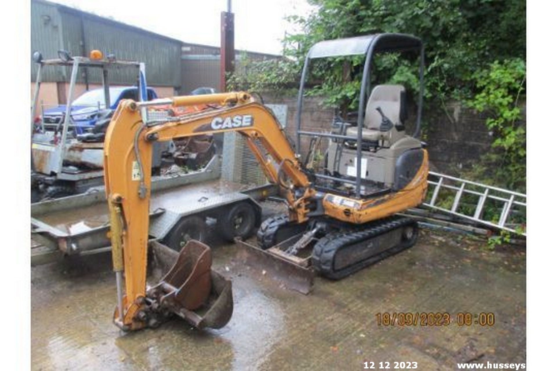 CASE CX16B MINI DIGGER C.W 2 BUCKETS - Image 5 of 13