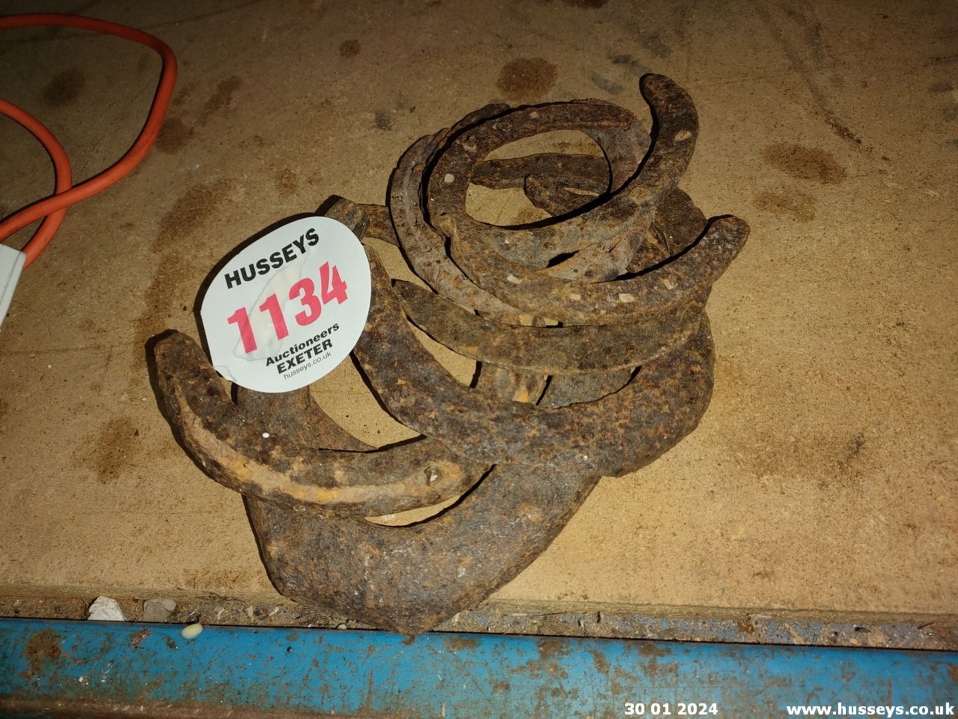 AGED HORSE SHOES