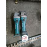 2 CORDLESS MAKITA GRINDERS