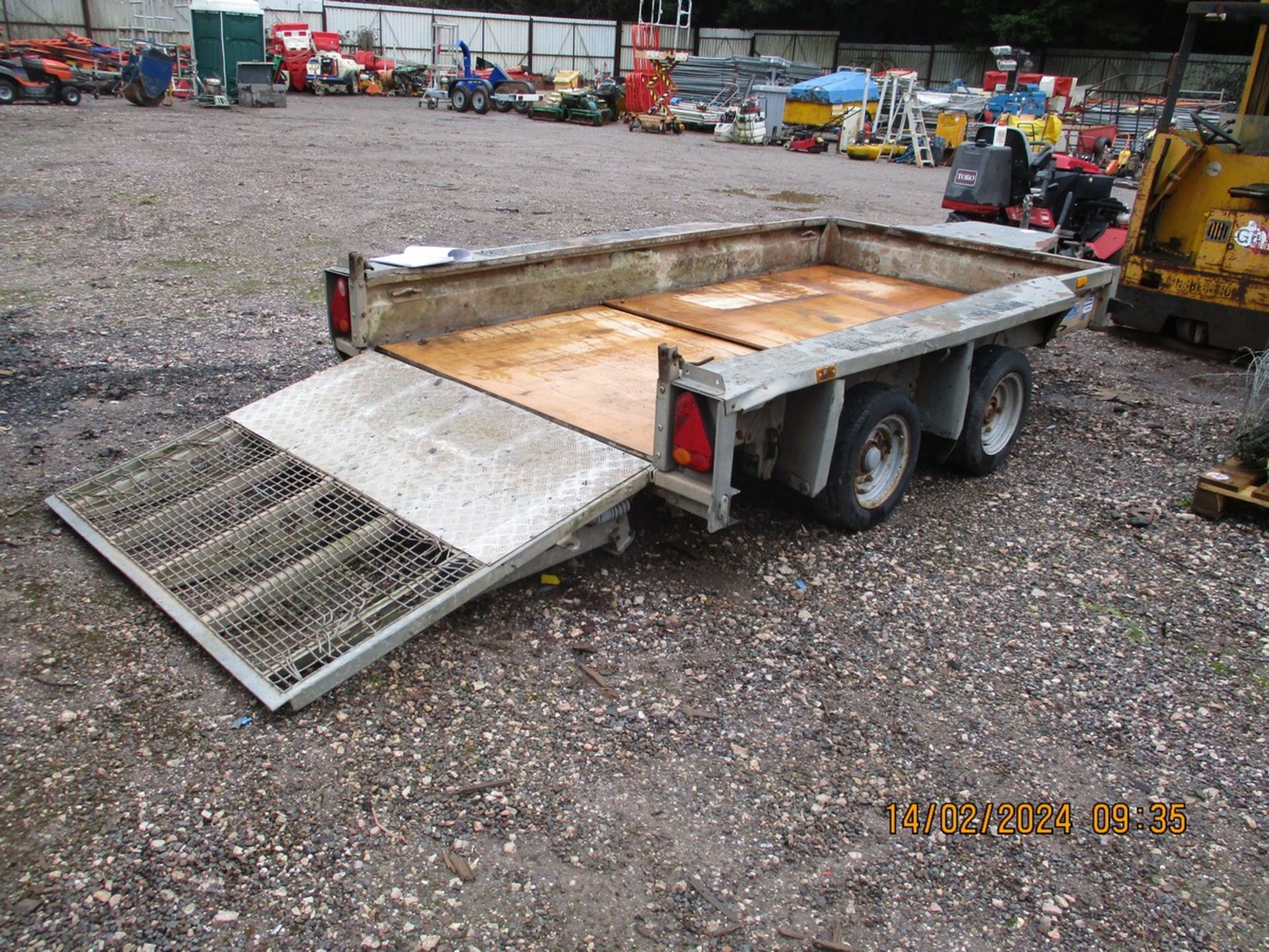 IFOR WILLIAMS 3.5 TON TRAILER BED SIZE APPROX 10'X5'2 - Image 6 of 7