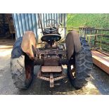 FORDSON E27N TRACTOR PTO & HI TOP GEAR ENGINE TURNS WAS RUNNING 3 YEARS AGO