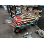 WHEELBARROW & GARDEN TOOLS