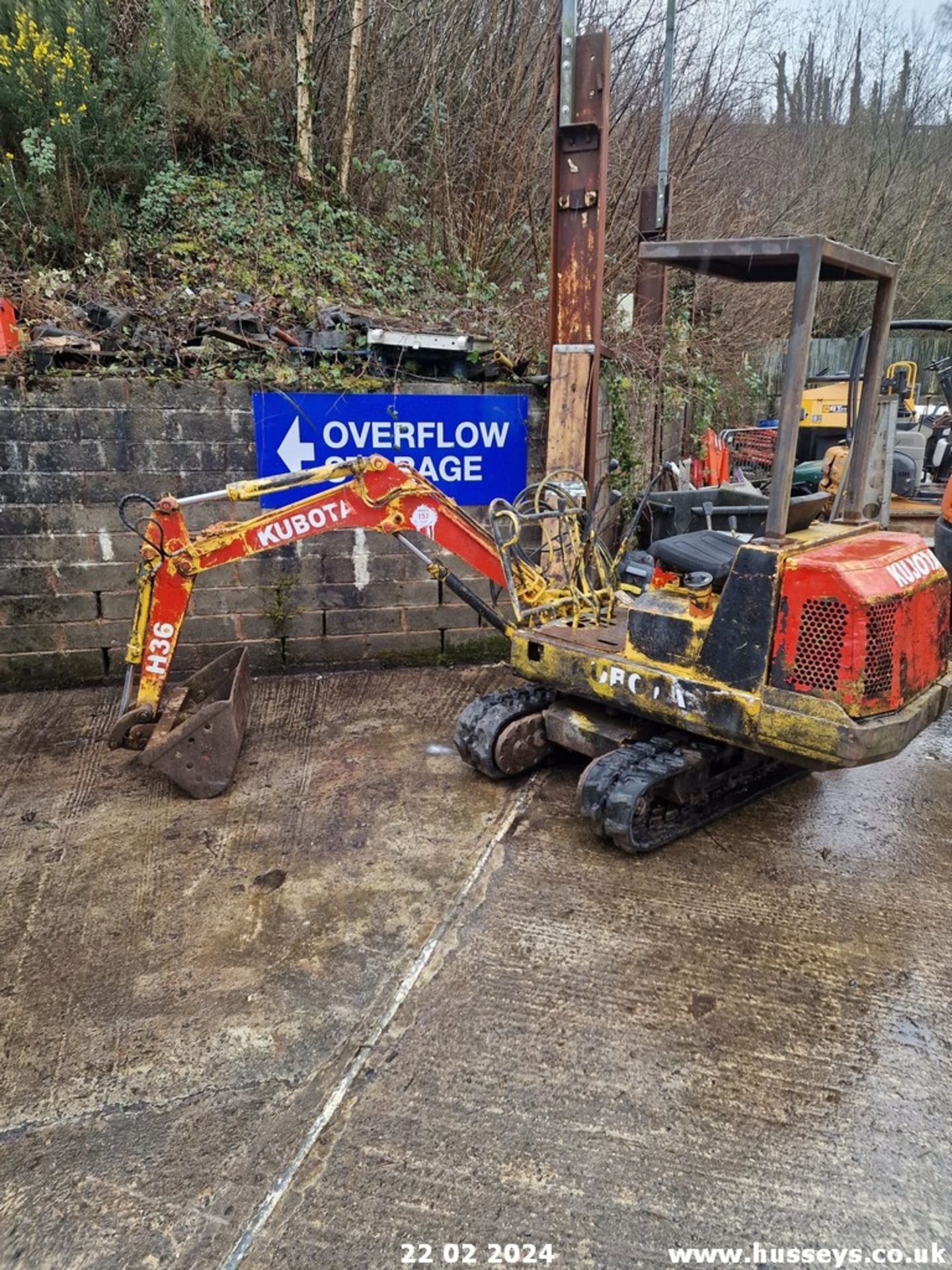 KUBOTA H36 MINI DIGGER (NO BATTERY)