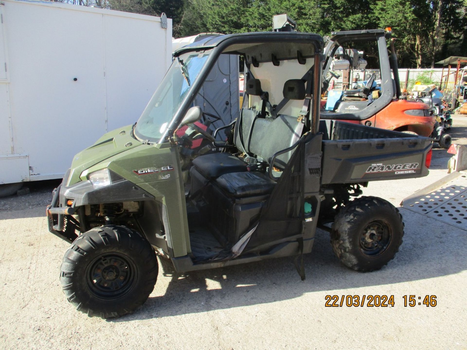 POLARIS RANGER DIESEL 2016 SHOWING 1458HRS, DROVE OFF TRAILER IGNITION NEEDS REPLACING
