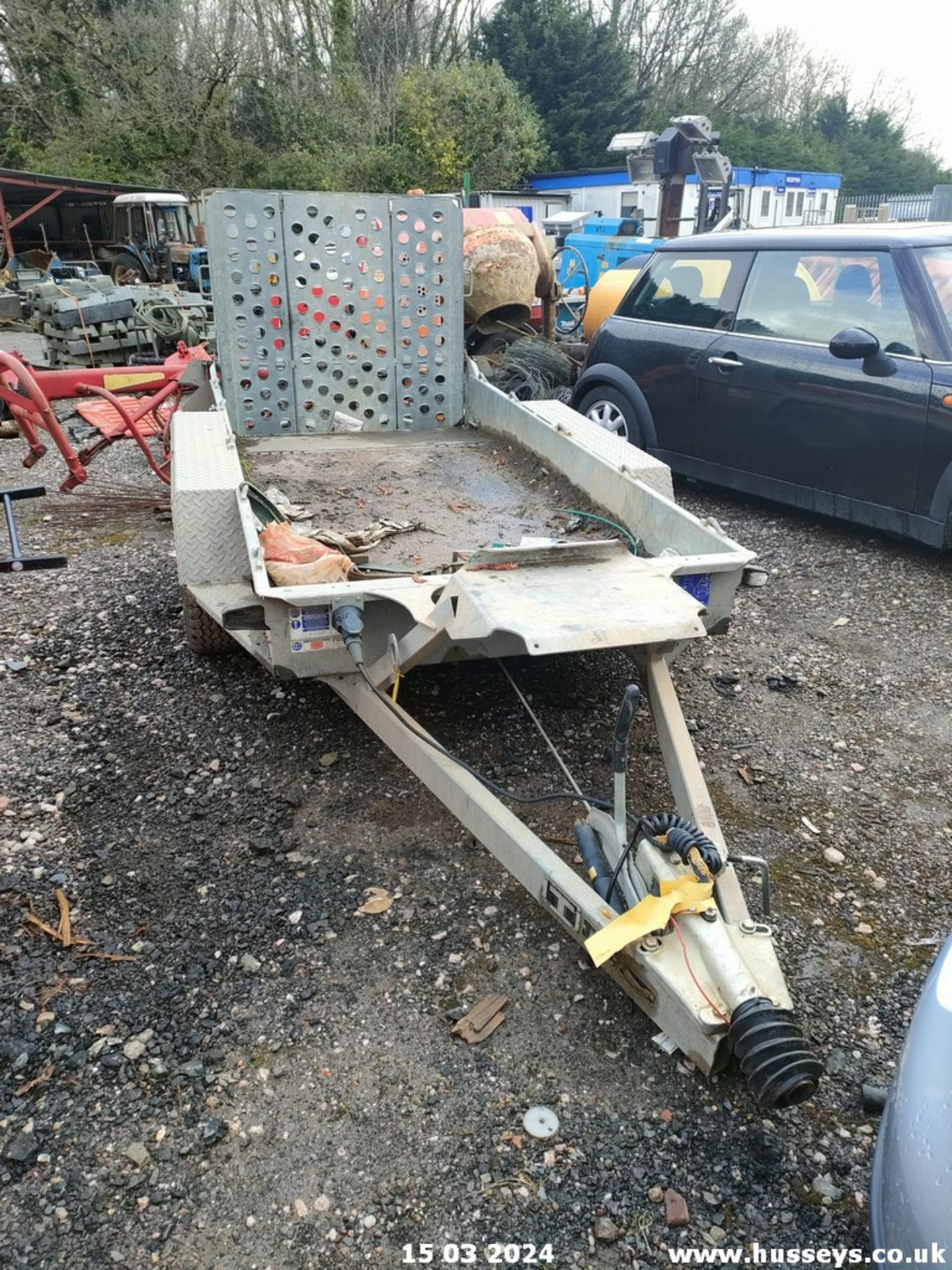 IFOR WILLIAMS TWIN AXLE PLANT TRAILER (1 WHEEL MISSING) 3469272 - Bild 2 aus 6