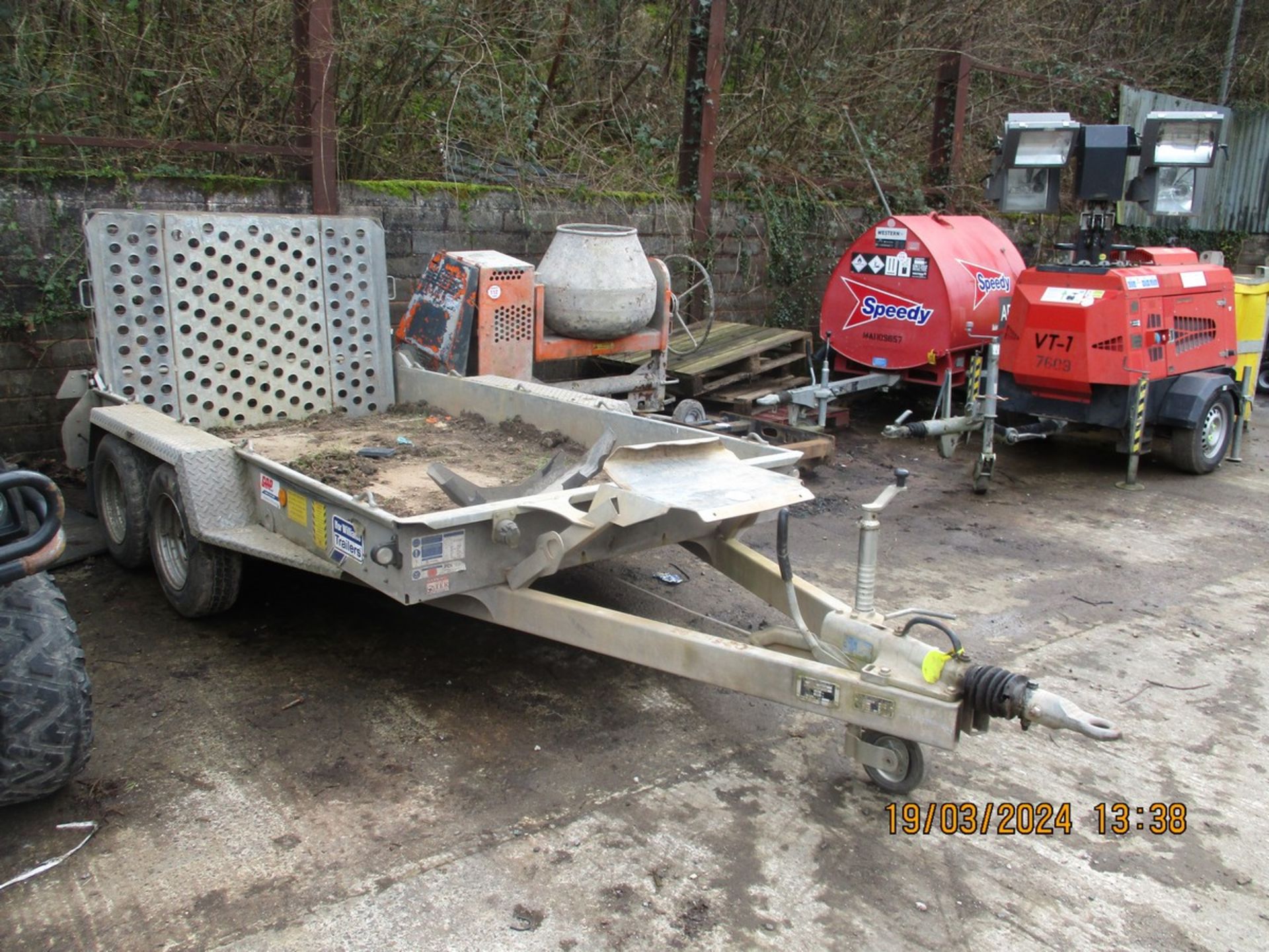 IFOR WILLIAMS 3.5 TON PLANT TRAILER 3329800 - Image 2 of 4