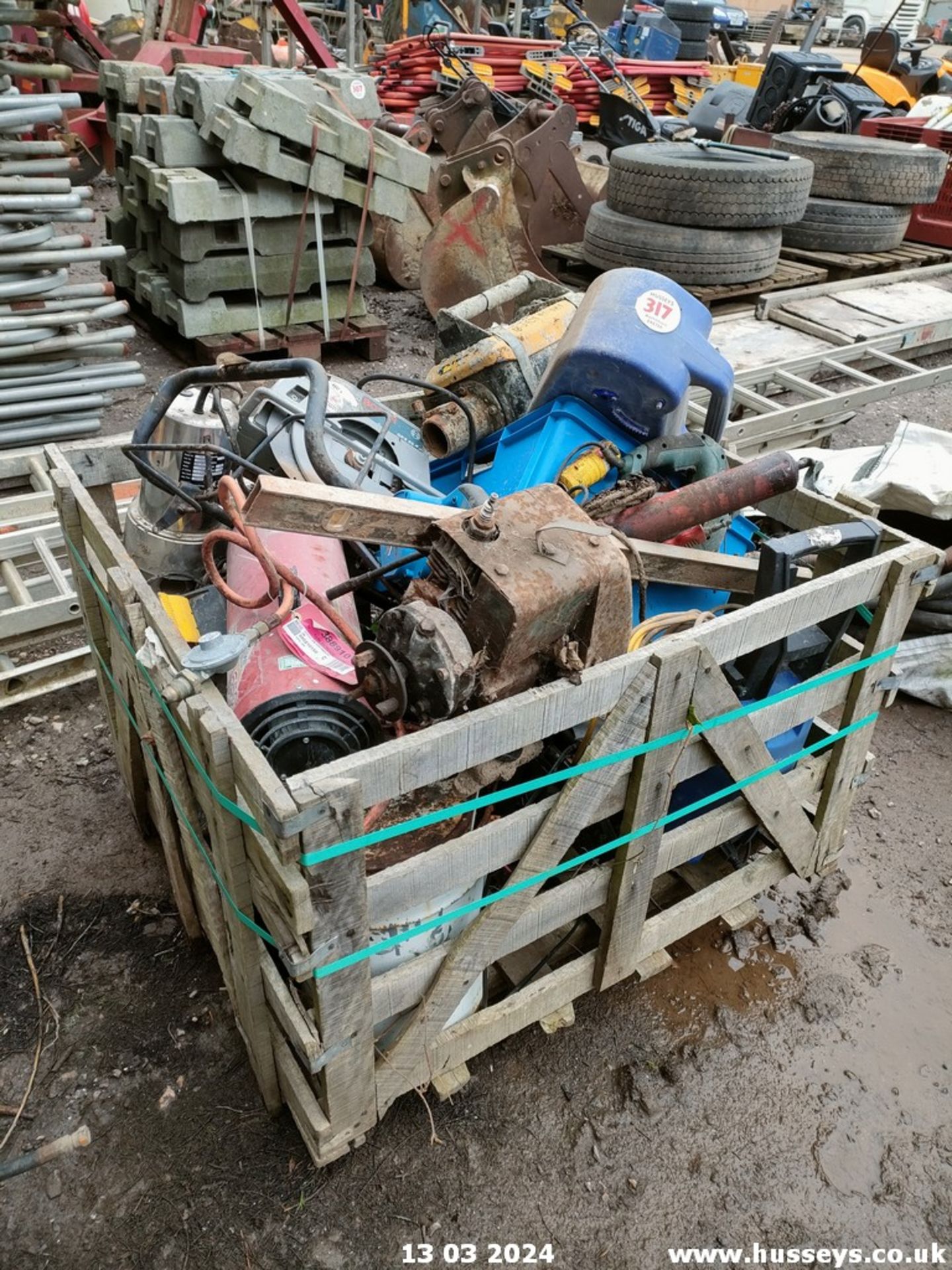 STILLAGE OF SCRAP