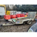 IFOR WILLIAMS TWIN AXLE PLANT TRAILER (1 WHEEL MISSING) 3469272