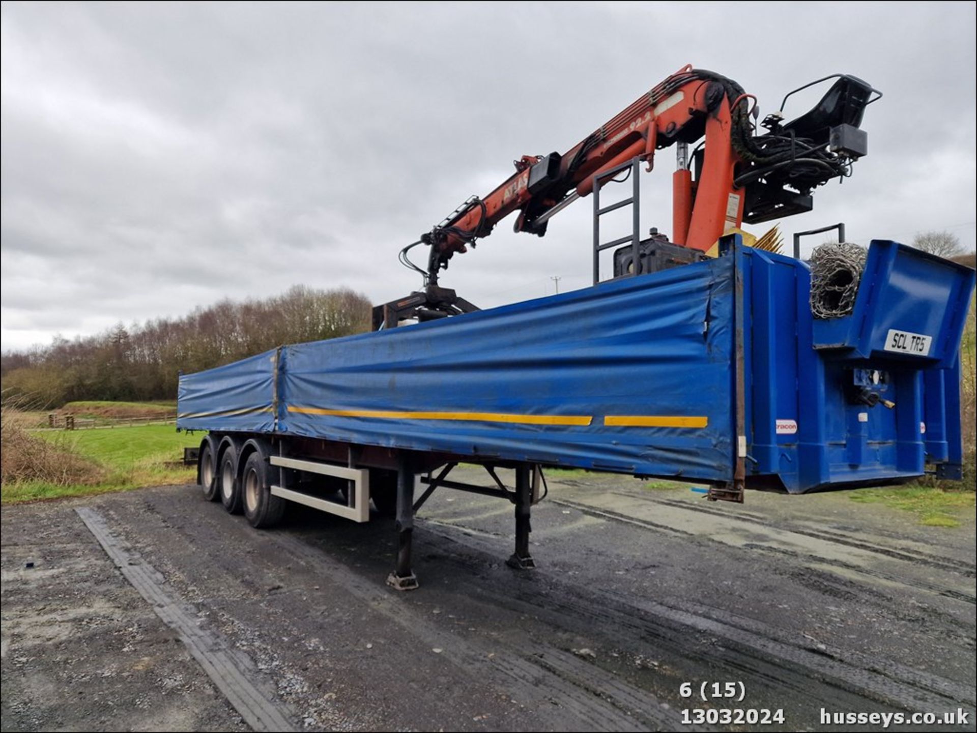 MONTRACON TRAILER 2011 C.W ATLAS CRANE & KINSHOFER BLOCK GRAB C320724 - Image 27 of 30