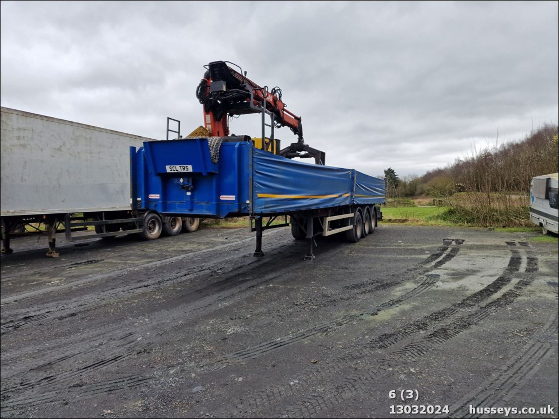 MONTRACON TRAILER 2011 C.W ATLAS CRANE & KINSHOFER BLOCK GRAB C320724 - Image 7 of 30