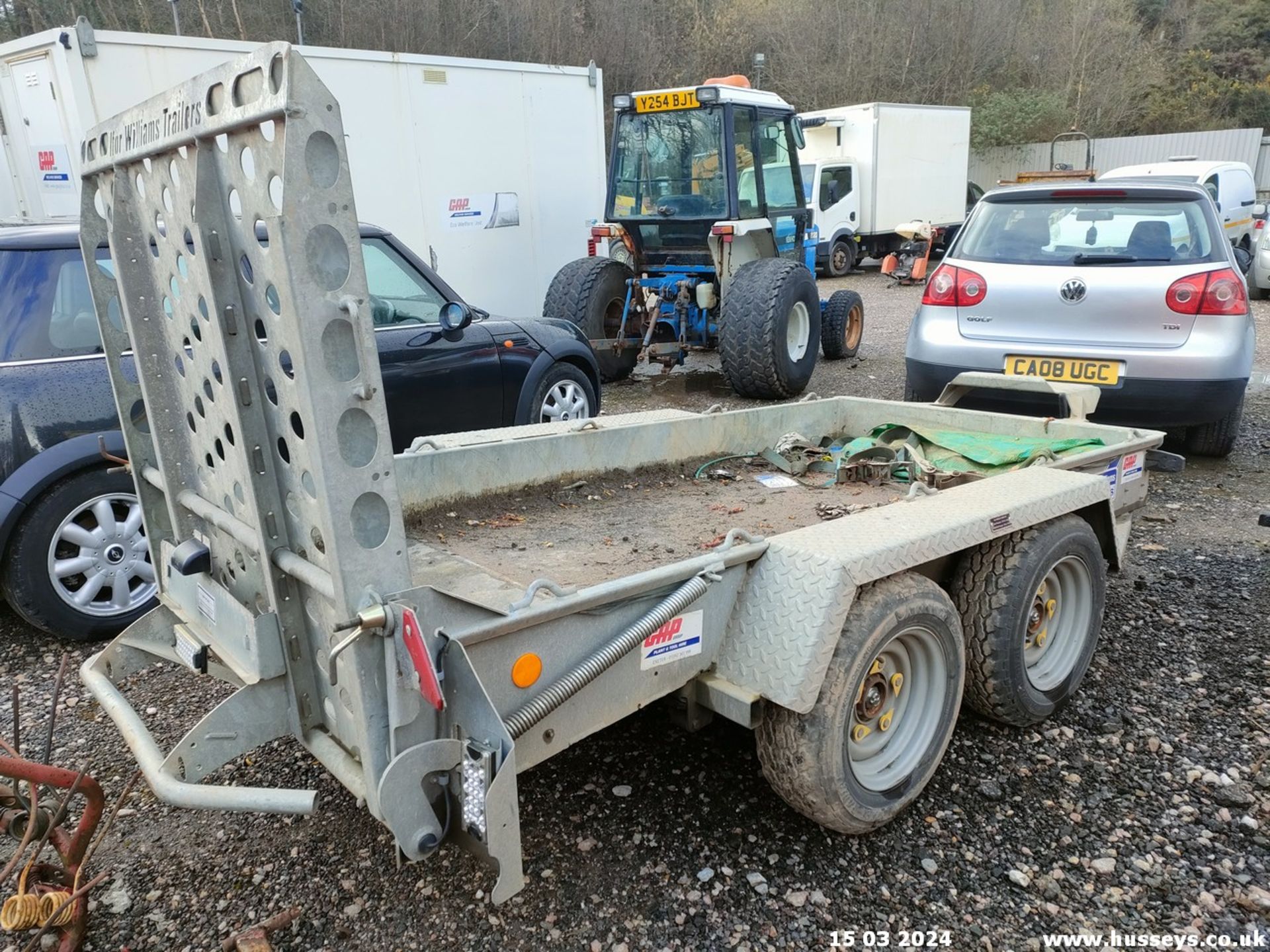 IFOR WILLIAMS TWIN AXLE PLANT TRAILER (1 WHEEL MISSING) 3469272 - Image 4 of 6