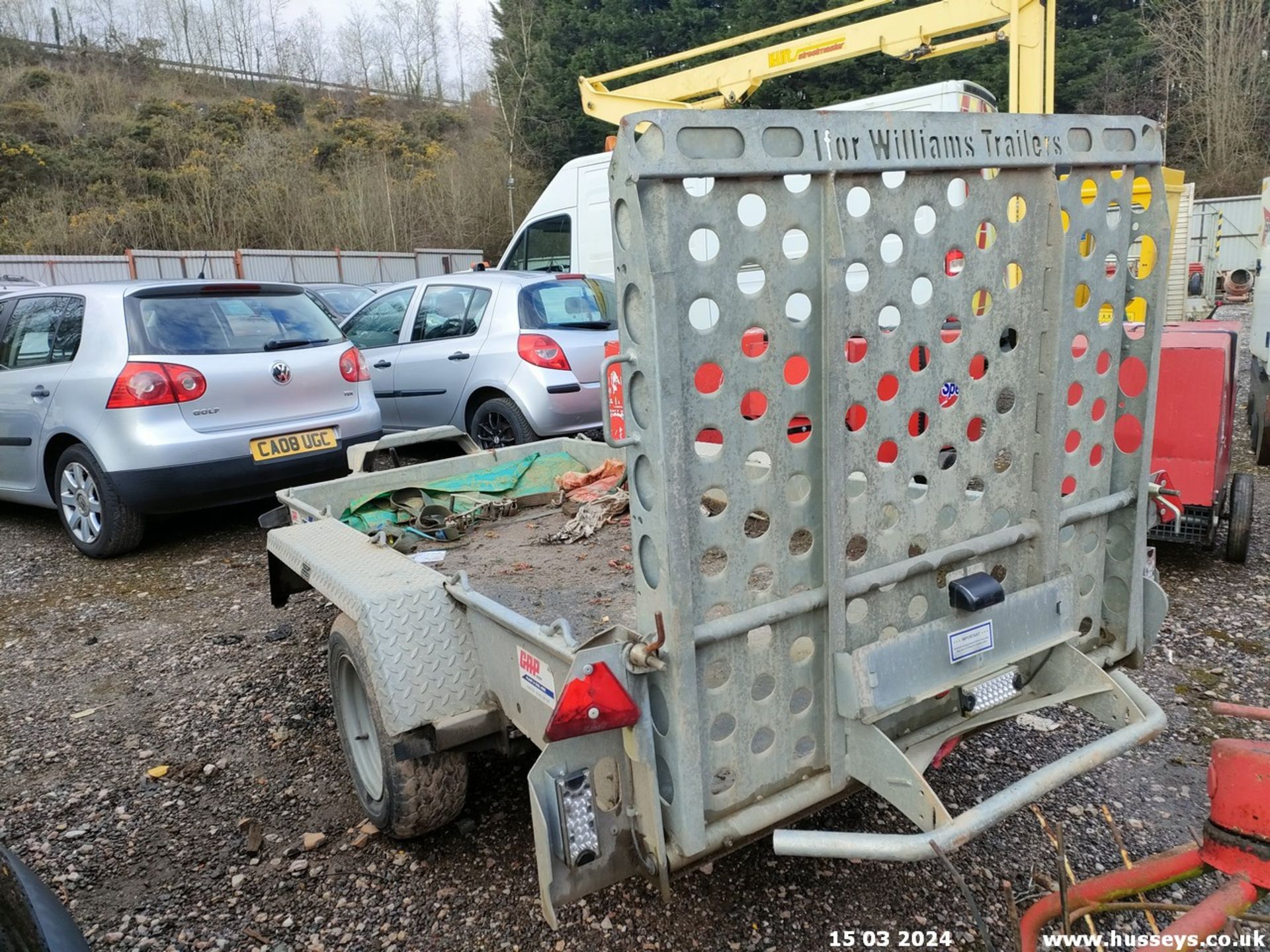 IFOR WILLIAMS TWIN AXLE PLANT TRAILER (1 WHEEL MISSING) 3469272 - Image 5 of 6