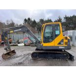 VOLVO EC55B PRO DIGGER 2 BUCKETS 2013 ON THE PLATE RTD