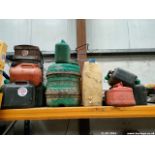 PETROL CANS & WATER PORTER