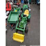 CHILDS TRACTOR C.W 2 TRAILERS, WATER BOWSER, WINCH & BACK ACTOR