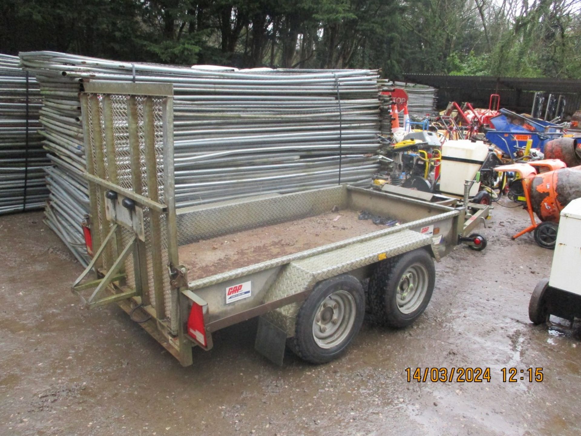 INDESPENSION 8X4 PLANT TRAILER 3229815 - Image 3 of 4