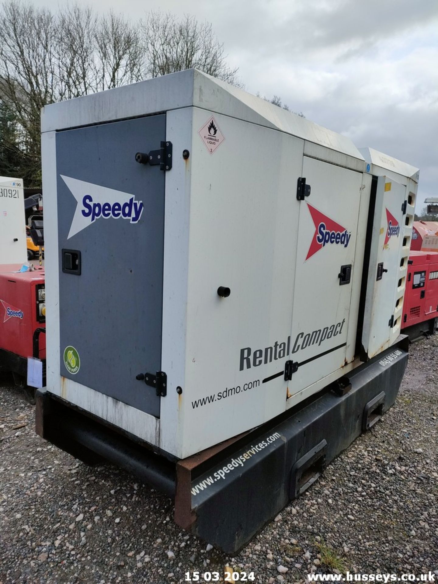 SDMO 110KVA DIESEL GENERATOR C.W KEY RMP - Image 9 of 11