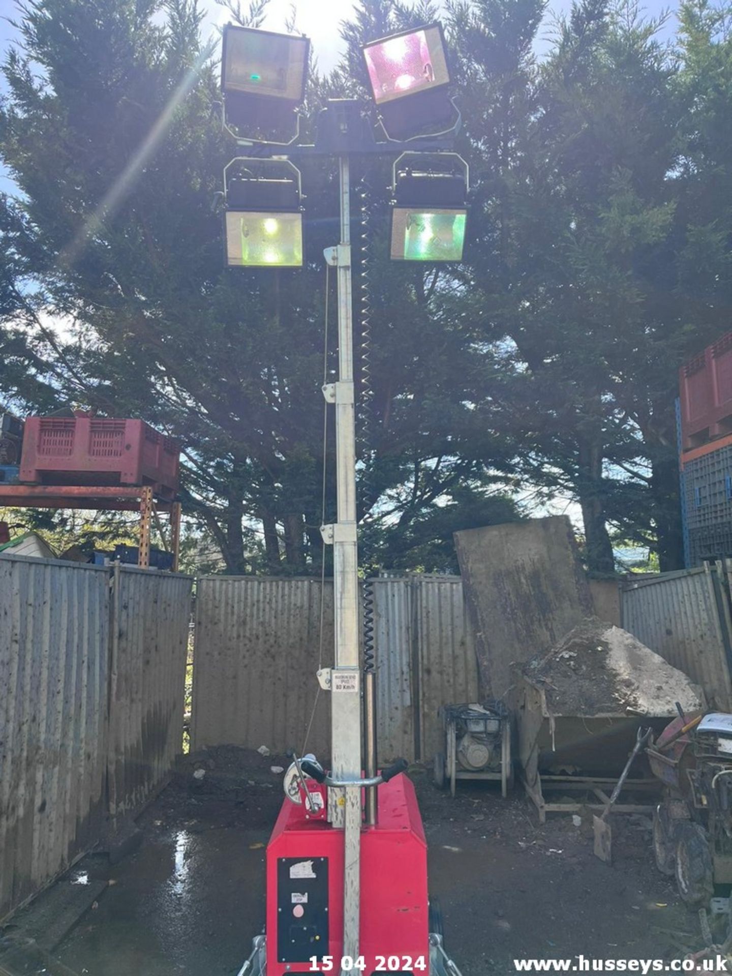 TOWER LIGHT MT1 LIGHTING TOWER YANMAR DIESEL ELEC START ENGINE RMP - Image 5 of 11