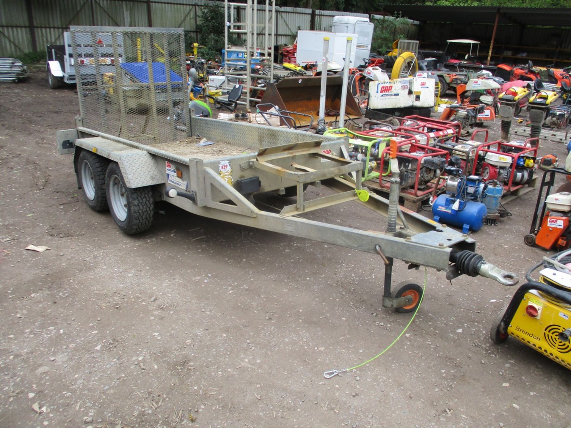 INDESPENSION TWIN AXLE 8X4 PLANT TRAILER 3265511 - Image 2 of 6