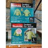 2 MAKITA FAN JACKETS