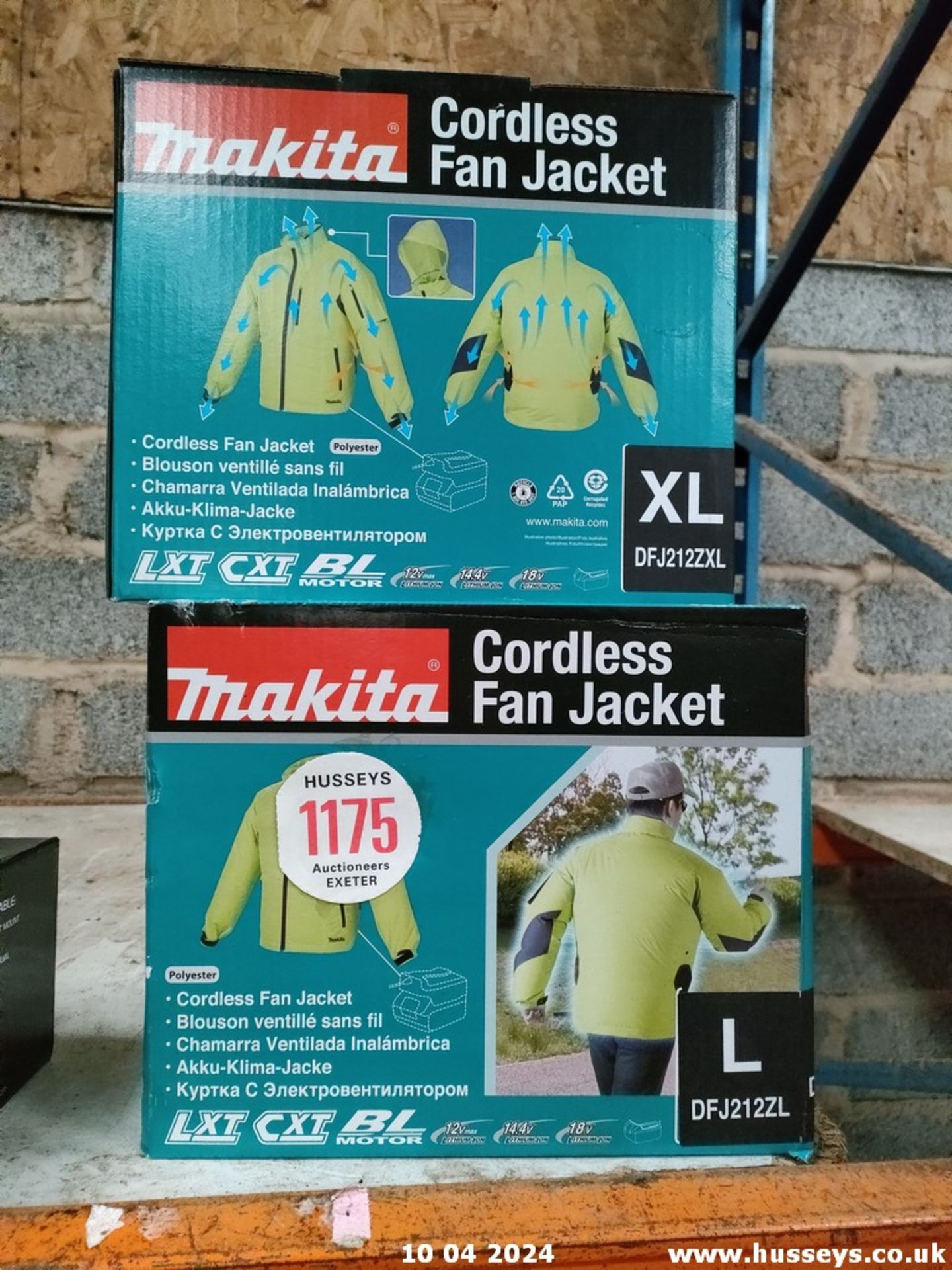 2 MAKITA FAN JACKETS