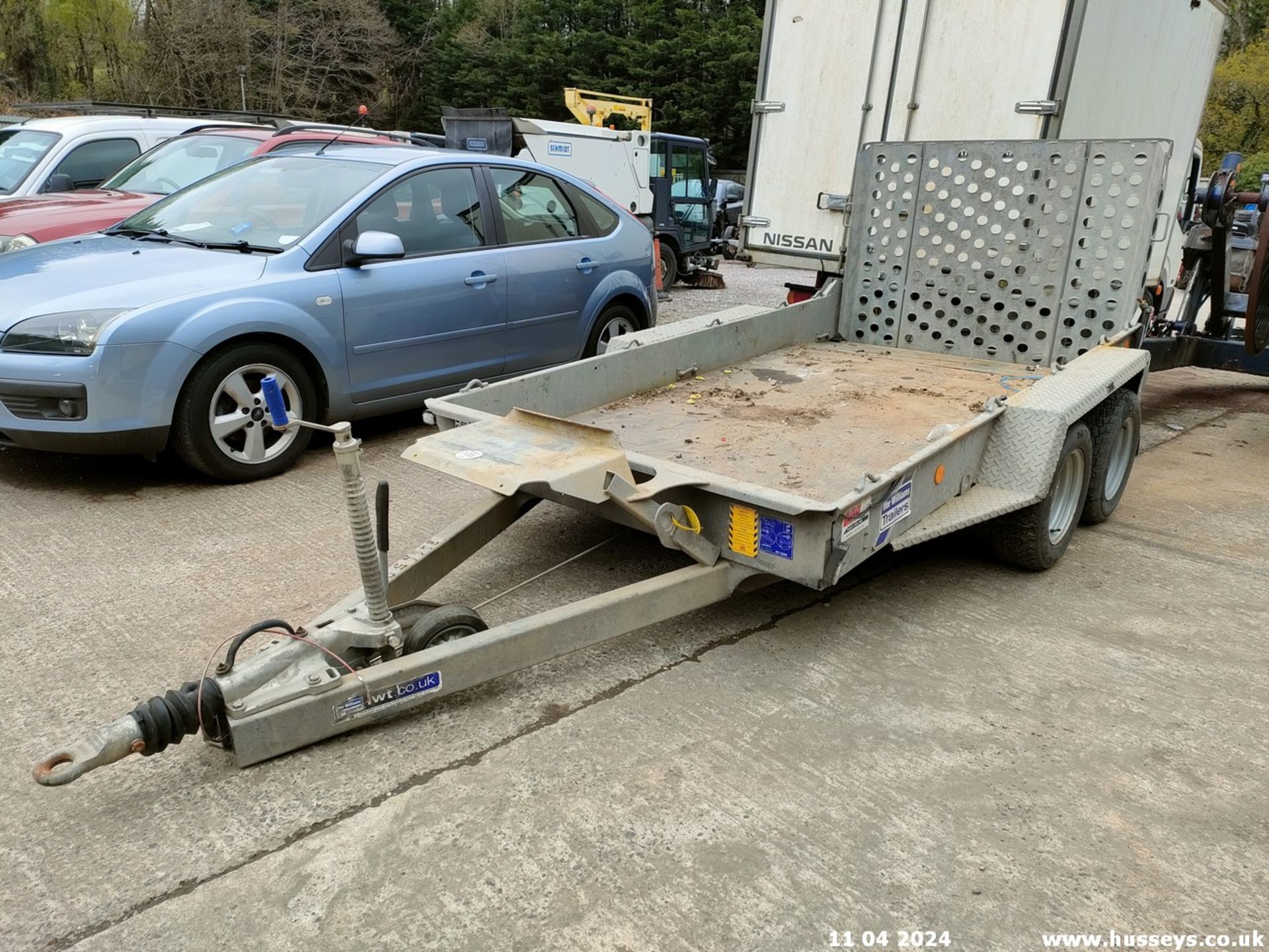 IFOR WILLIAMS 3.5 TON PLANT TRAILER (BACK AXLE NEEDS ATTENTION) 3466500