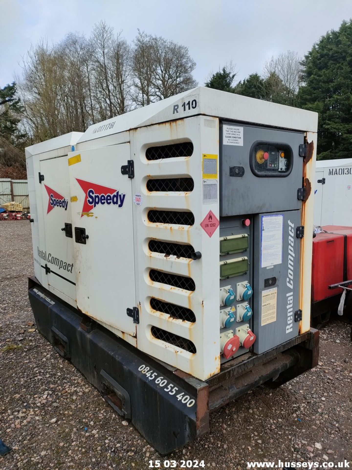 SDMO 110KVA DIESEL GENERATOR C.W KEY RMP