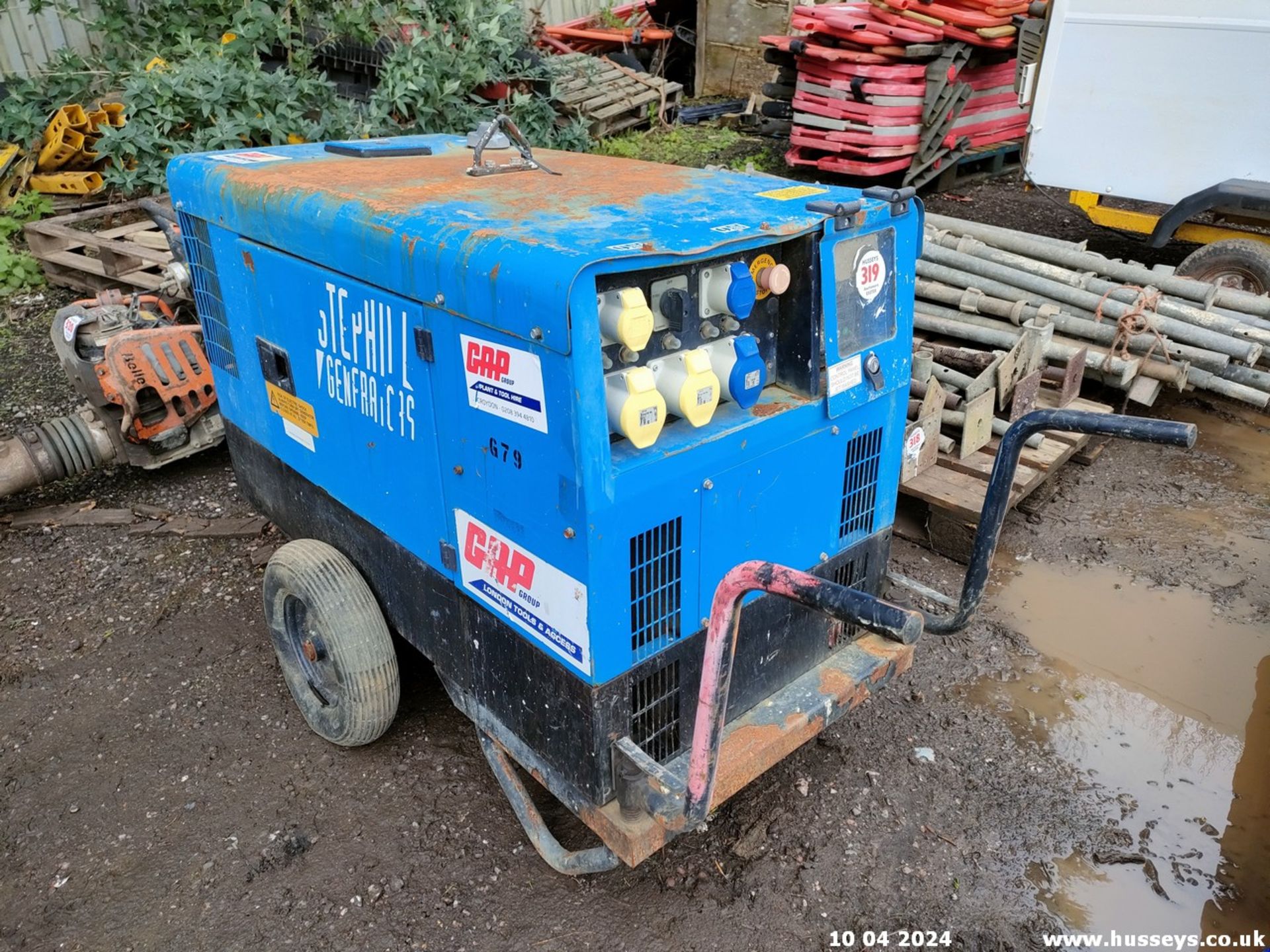 STEPHILL GENERATOR (BELIEVED TO BE 10KVA) 3244866 - Bild 5 aus 7