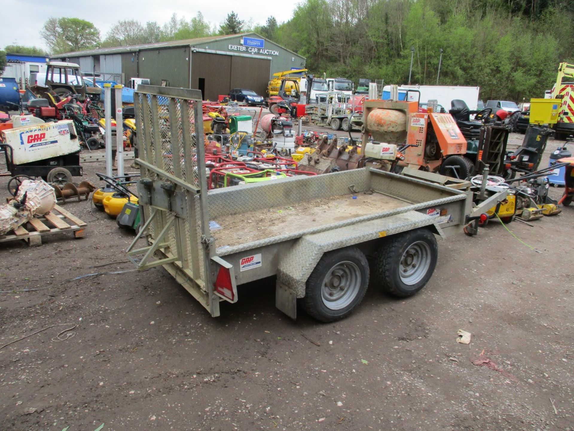 INDESPENSION TWIN AXLE 8X4 PLANT TRAILER 3265511 - Image 3 of 6